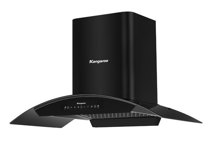 Máy hút mùi kính cong Kangaroo KGCH70H7C Màu Đen