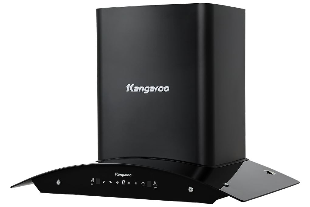 Máy hút mùi kính cong Kangaroo KGCH70H7C Màu Đen