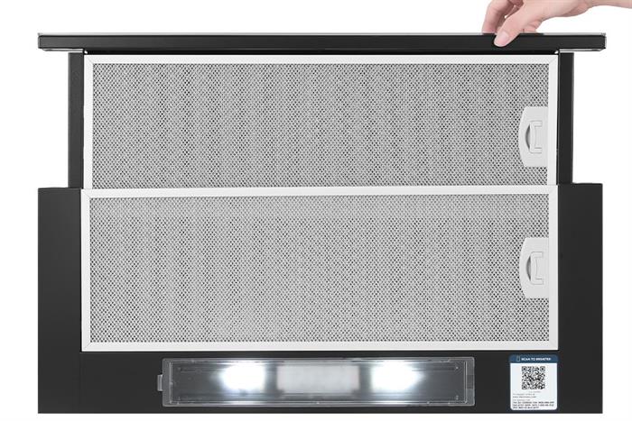 Máy hút mùi âm tủ Electrolux ECP7311GB Màu Đen