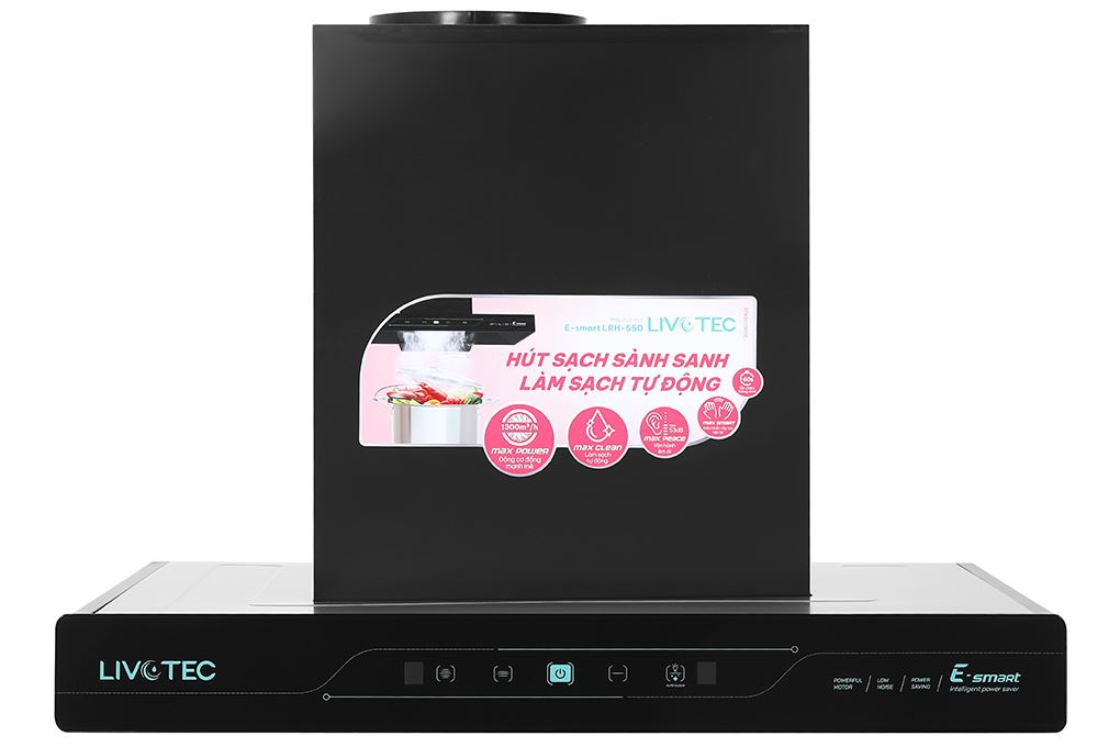 Máy hút mùi áp tường Livotec LRH-550G Màu Đen