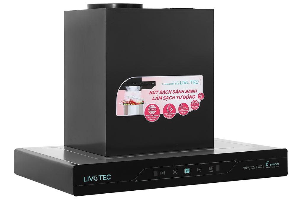 Máy hút mùi áp tường Livotec LRH-550G Màu Đen