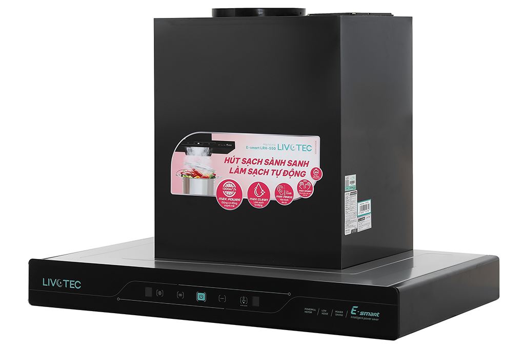 Máy hút mùi áp tường Livotec LRH-550G Màu Đen