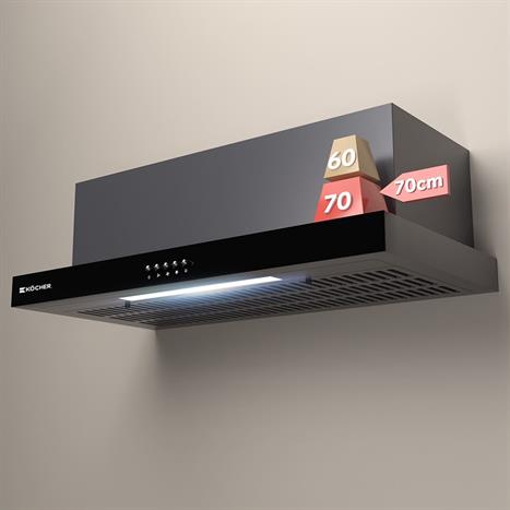 Máy hút mùi âm tủ Kocher K-6370 Màu Đen
