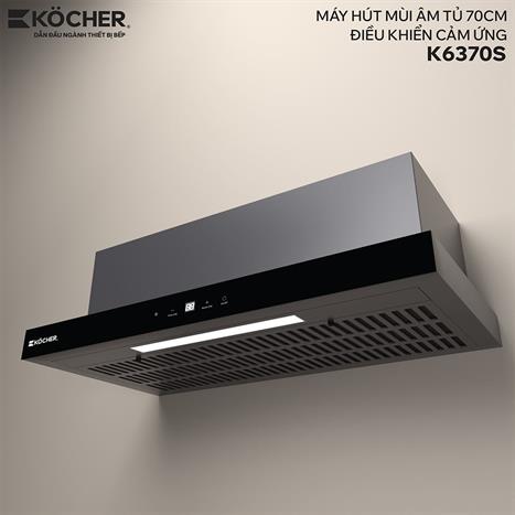 Máy hút mùi âm tủ Kocher K-6370S Màu Đen