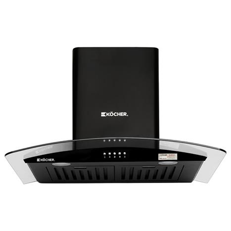 Máy hút mùi kính cong Kocher K-8070V Màu Đen