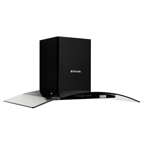 Máy hút mùi kính cong Kocher K-226V Màu Đen