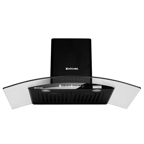 Máy hút mùi kính cong Kocher K-226V Màu Đen