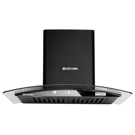 Máy hút mùi kính cong Kocher K-226V - 70 cm Màu Đen