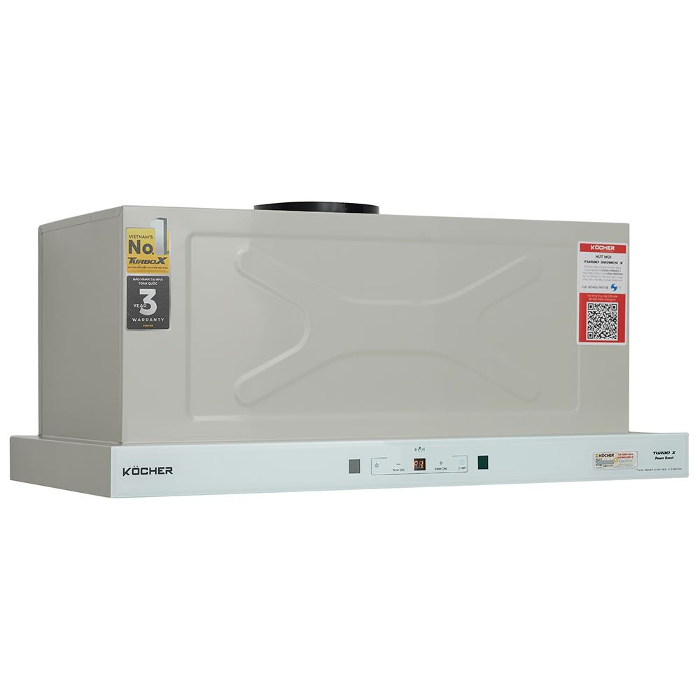 Máy hút mùi âm tủ Kocher TURBO X-350T Màu Trắng