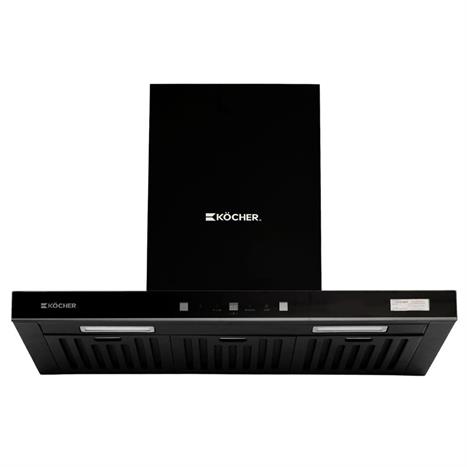 Máy hút mùi áp tường Kocher TURBO T-350D Màu Đen
