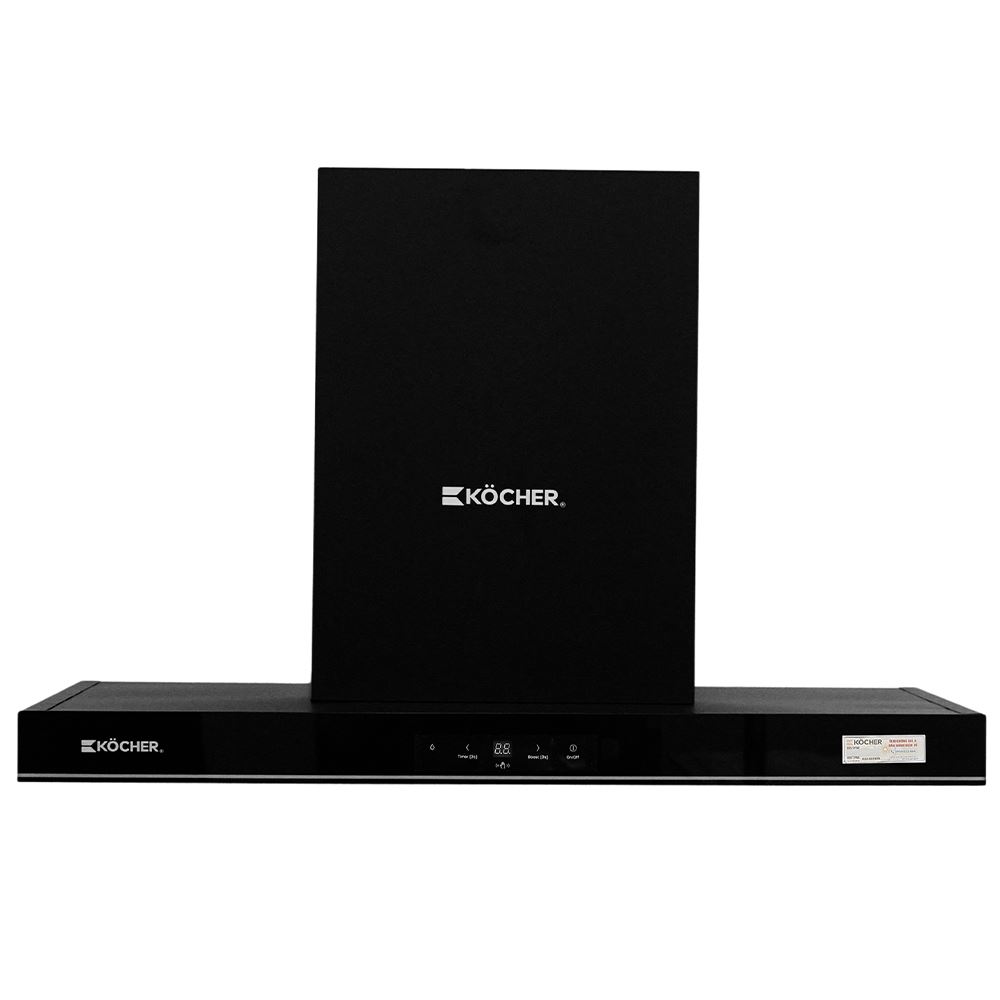 Máy hút mùi áp tường Kocher TURBO T-350D Màu Đen