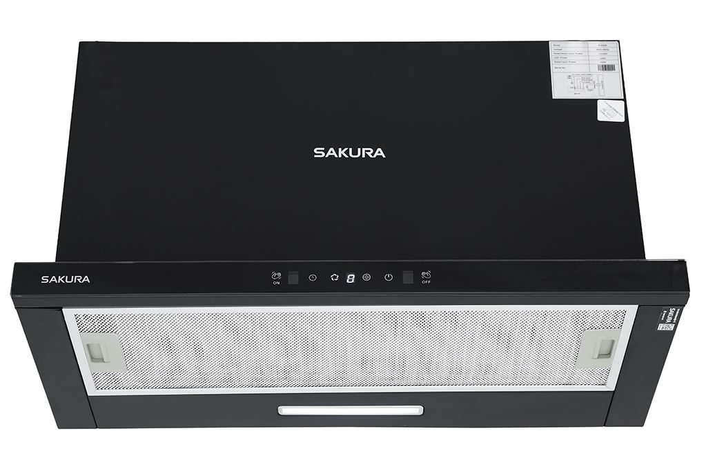 Máy hút mùi âm tủ Sakura R-D25B Màu Đen