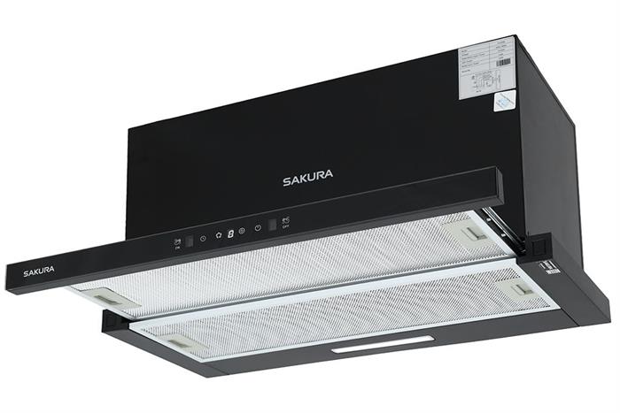Máy hút mùi âm tủ Sakura R-D25B Màu Đen