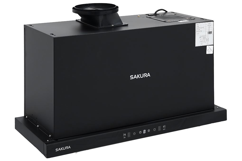 Máy hút mùi âm tủ Sakura R-D25B Màu Đen