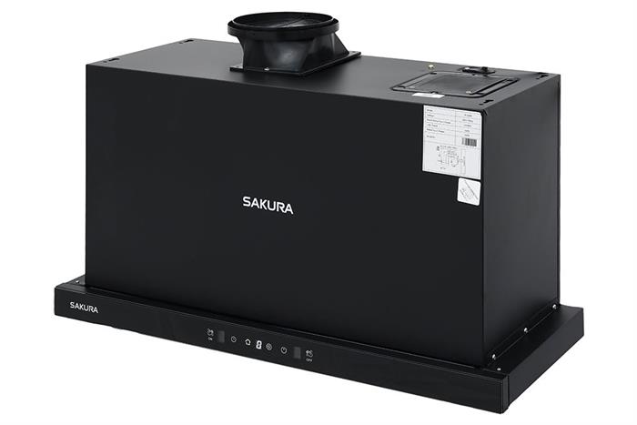 Máy hút mùi âm tủ Sakura R-D25B Màu Đen