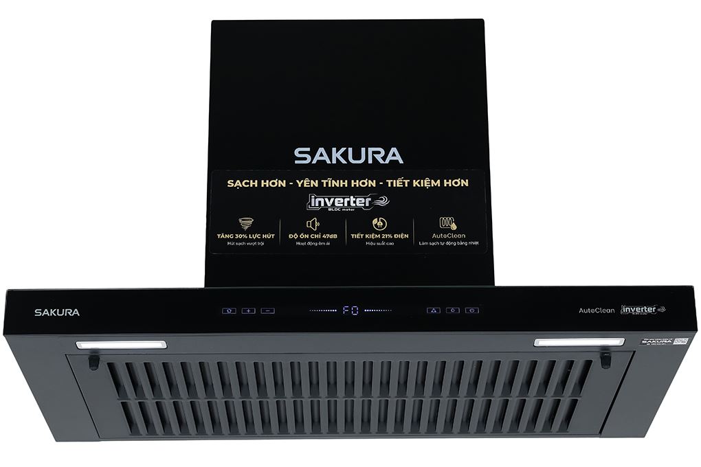 Máy hút mùi âm tủ Sakura R-D70B Màu Đen