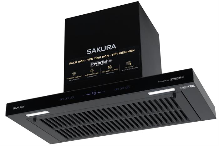 Máy hút mùi âm tủ Sakura R-D70B Màu Đen