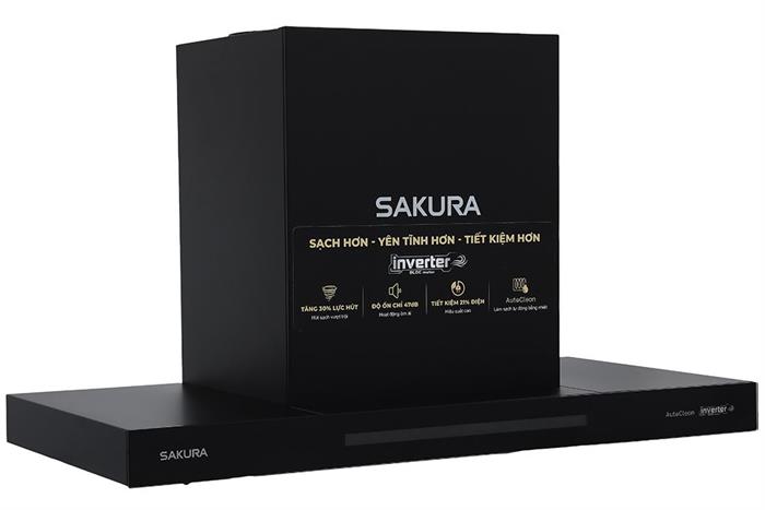 Máy hút mùi âm tủ Sakura R-D70B Màu Đen