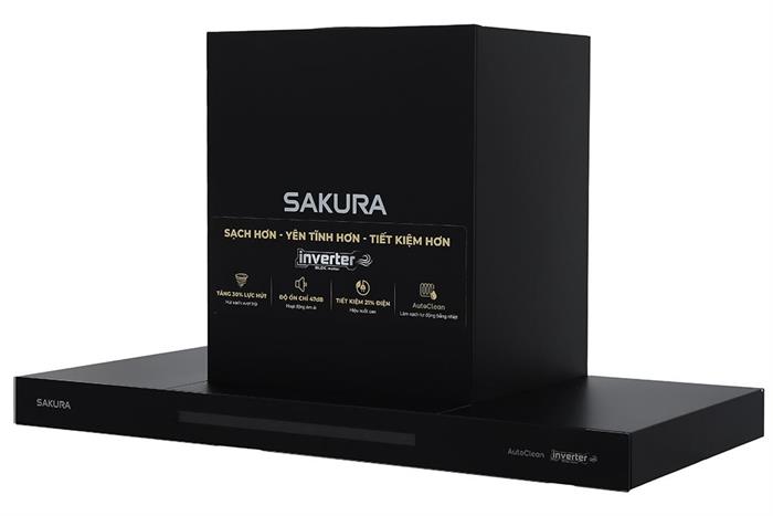 Máy hút mùi âm tủ Sakura R-D70B Màu Đen