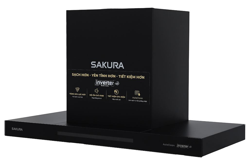 Máy hút mùi âm tủ Sakura R-D70B Màu Đen