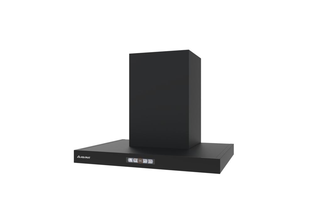 Máy hút mùi áp tường Hòa Phát HKH T0870H Màu Đen