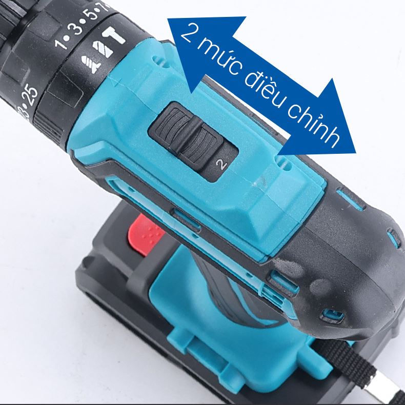 Máy khoan búa cầm tay LiHuang LH01 21V Màu Xanh Da Trời