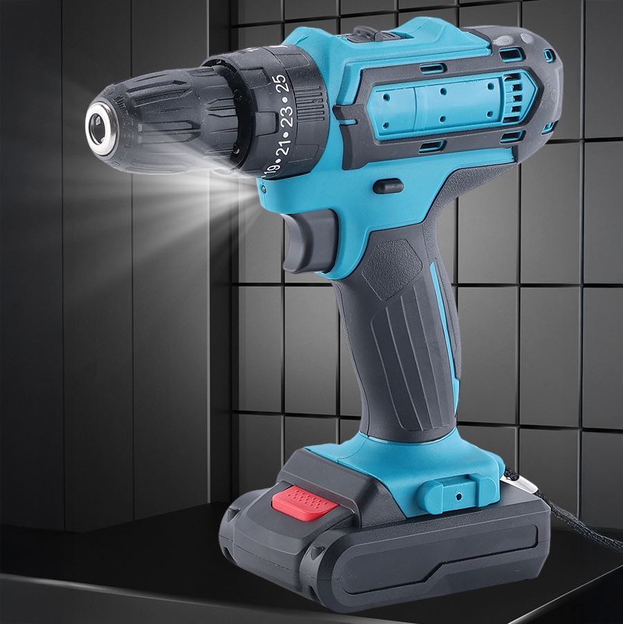 Máy khoan búa cầm tay LiHuang LH01 21V Màu Xanh Da Trời