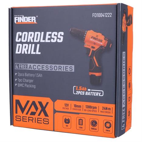 Máy khoan pin Finder FD10041222 12V