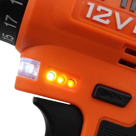 Máy khoan pin Finder FD10041222 12V Màu Đen - Cam