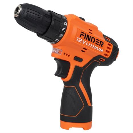 Máy khoan pin Finder FD10041222 12V Màu Đen - Cam