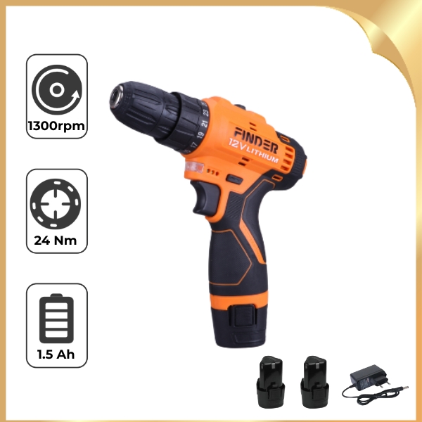 Máy khoan pin Finder FD10041222 12V