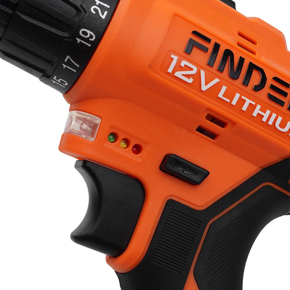 Máy khoan pin Finder FD10041223 12V Màu Đen - Cam