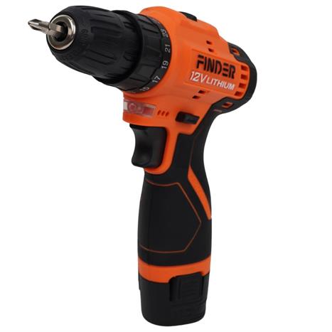 Máy khoan pin Finder FD10041223 12V Màu Đen - Cam
