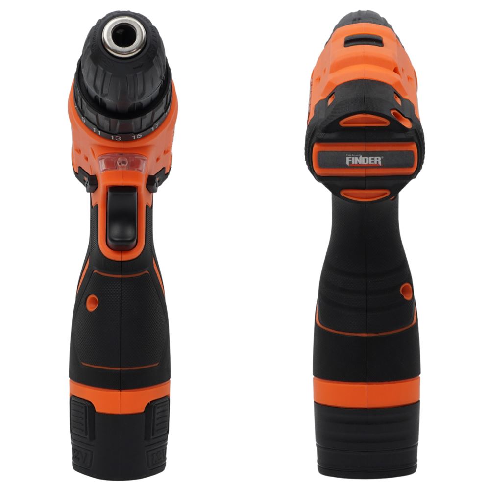 Máy khoan pin Finder FD10041223 12V Màu Đen - Cam