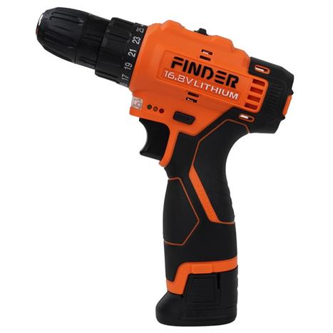 Máy khoan pin Finder FD10041621 16.8V Màu Đen - Cam