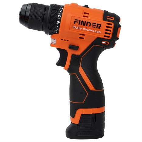 Máy khoan pin Finder FD10181621 16.8V Màu Đen - Cam