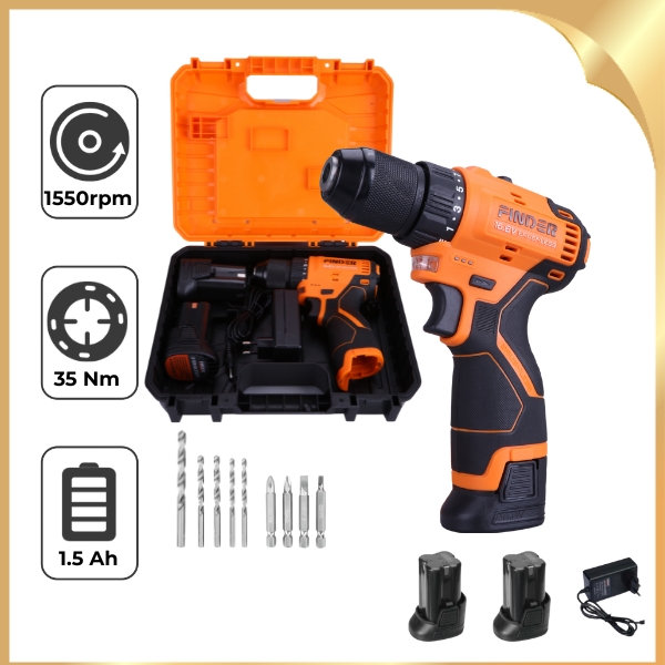 Máy khoan pin Finder FD10181621 16.8V