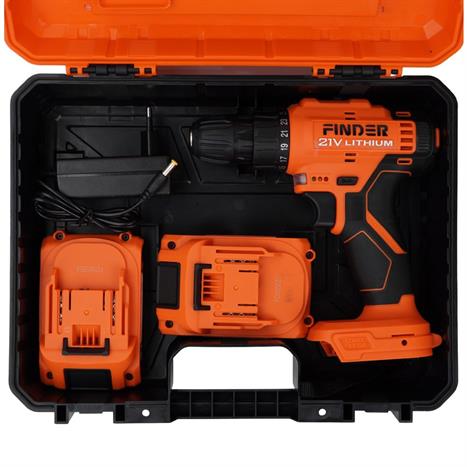 Máy khoan pin Finder FD10042121 21V Màu Đen - Cam
