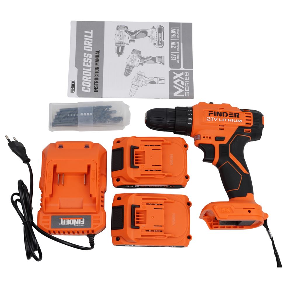 Máy khoan pin Finder FD10042122 21V - 18