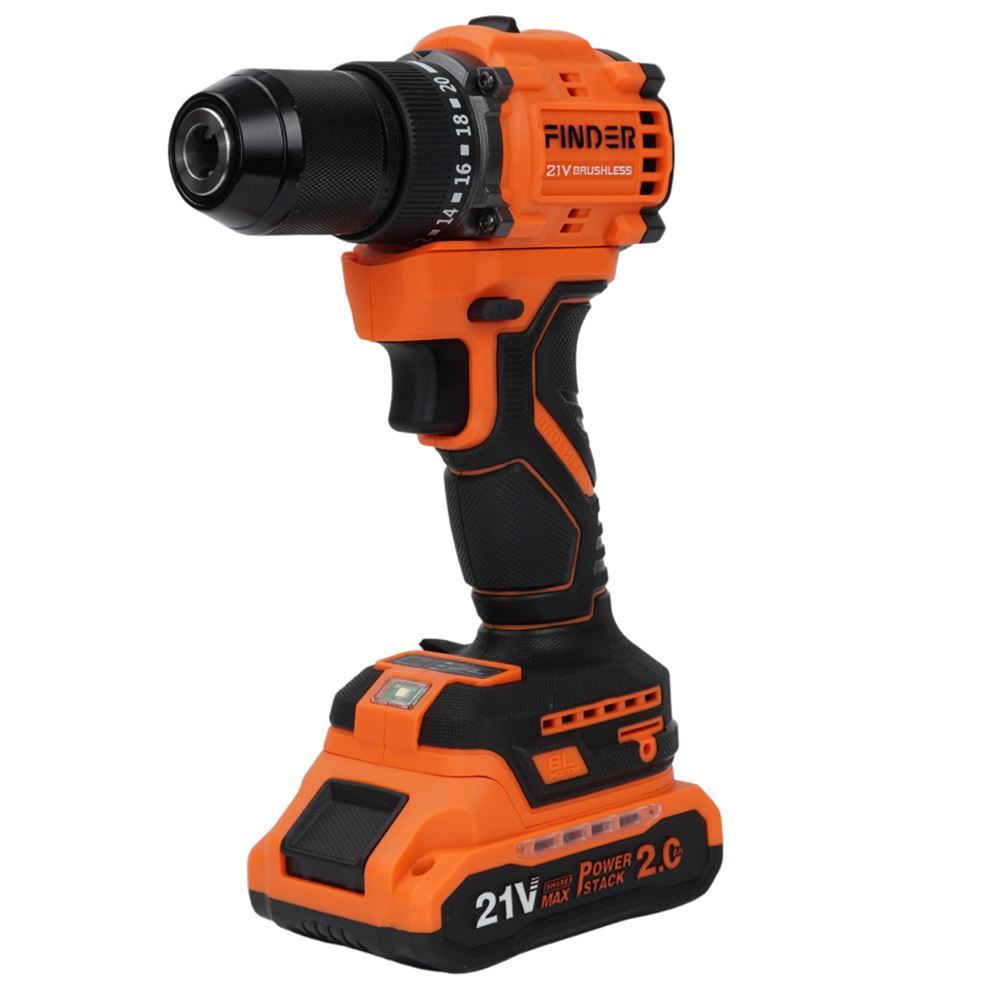 Máy khoan pin Finder FD10182123 21V Màu Đen - Cam
