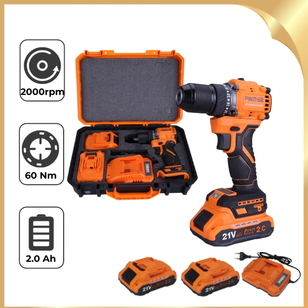 Máy khoan pin Finder FD10182123 21V
