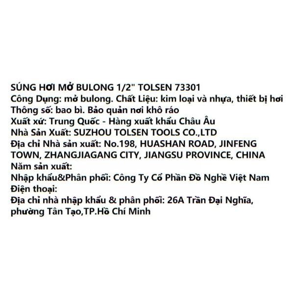 Máy vặn bu lông hơi Tolsen 73301 - 2