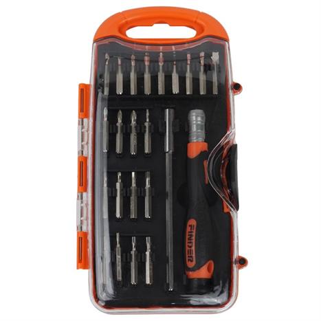 Bộ vặn vít 23 món Finder 193225 Màu Đen - Cam