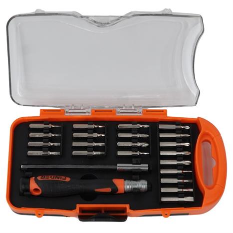 Bộ vặn vít 23 món Finder 193225 Màu Đen - Cam
