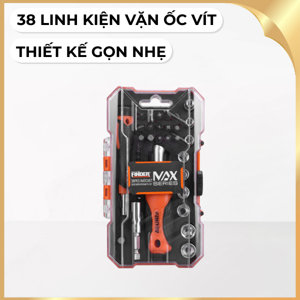 Bộ vặn vít 38 món Finder 193235