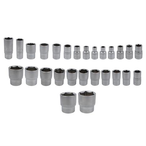 Bộ dụng cụ đầu khẩu 1/2 32 món Finder 192537 Màu Đen - Cam