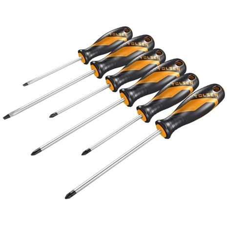 Bộ tua vít Tolsen 20014 (6 cây) Màu Đen - Vàng