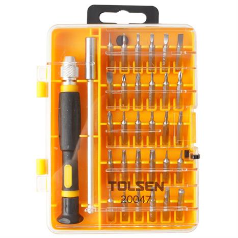 Bộ tua vít Tolsen 20047 (32 chi tiết) Màu Đen - Vàng
