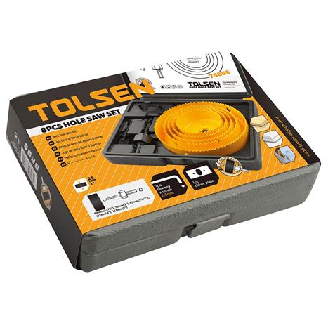 Bộ mũi khoét 8 món Tolsen 75866