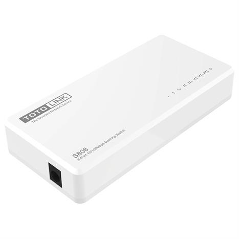 Thiết bị chuyển mạch Switch Totolink 8 cổng S808 Màu Đen